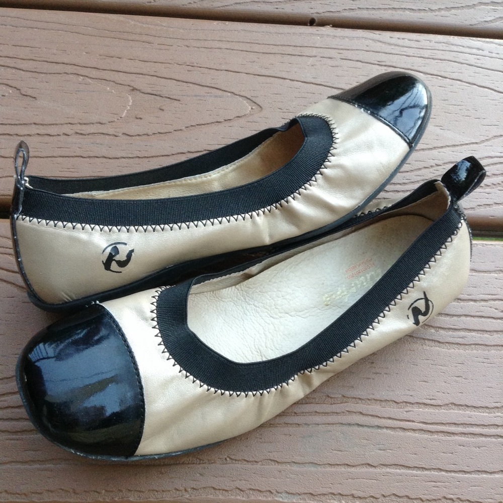 NATURINO leather cap toe flats 32 1